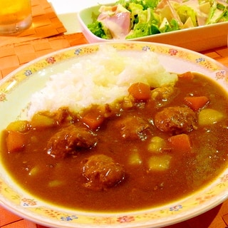 ミートボールカレー